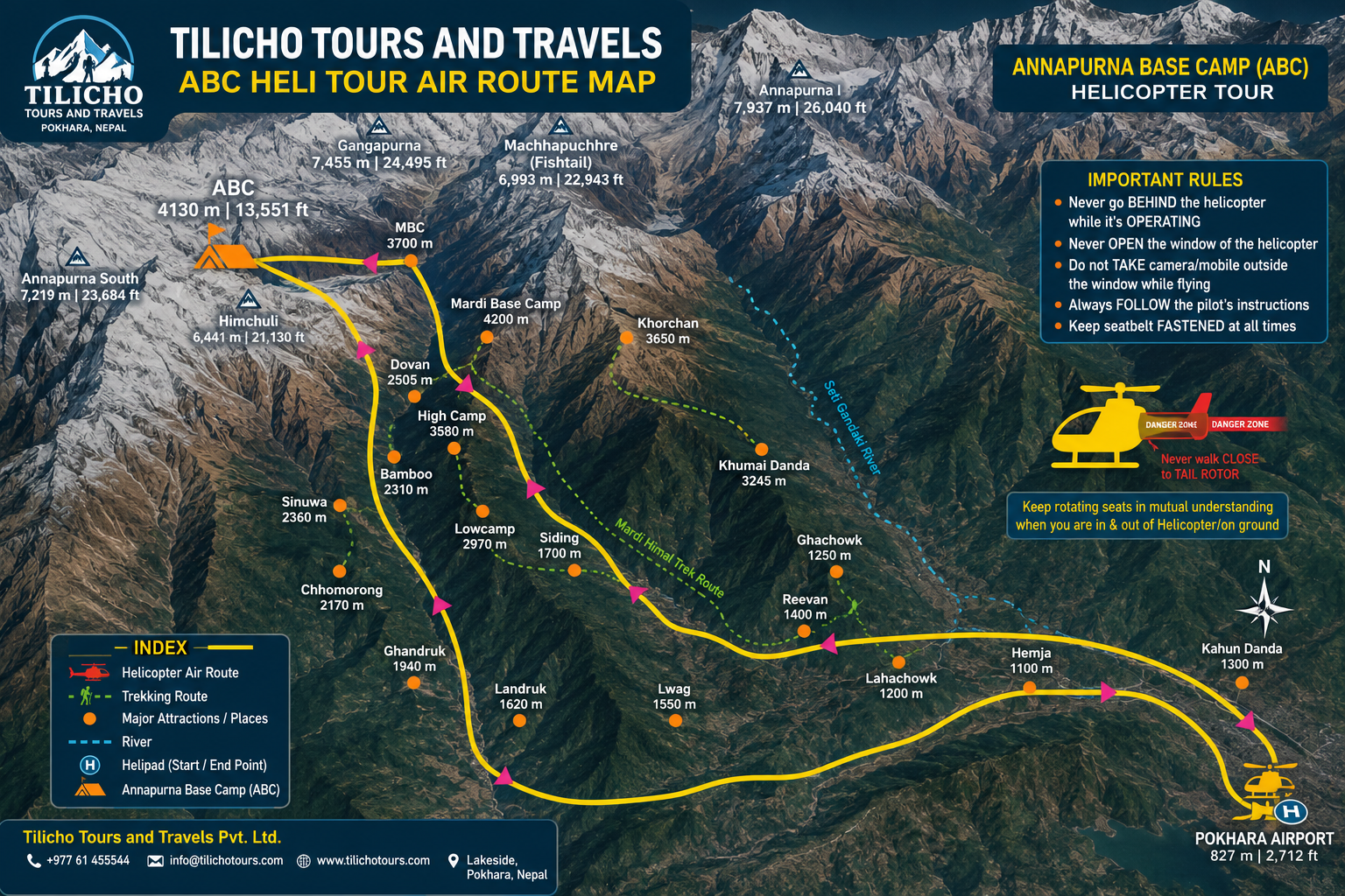Annapurna Base Camp Helicopter Tour Frame 10