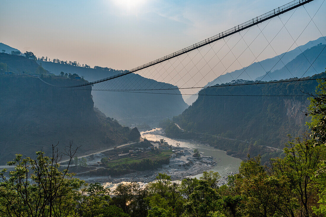 Rural Nepal Landscape View