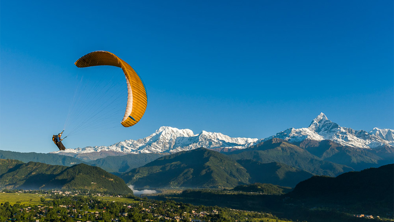 Paragliding in Pokhara