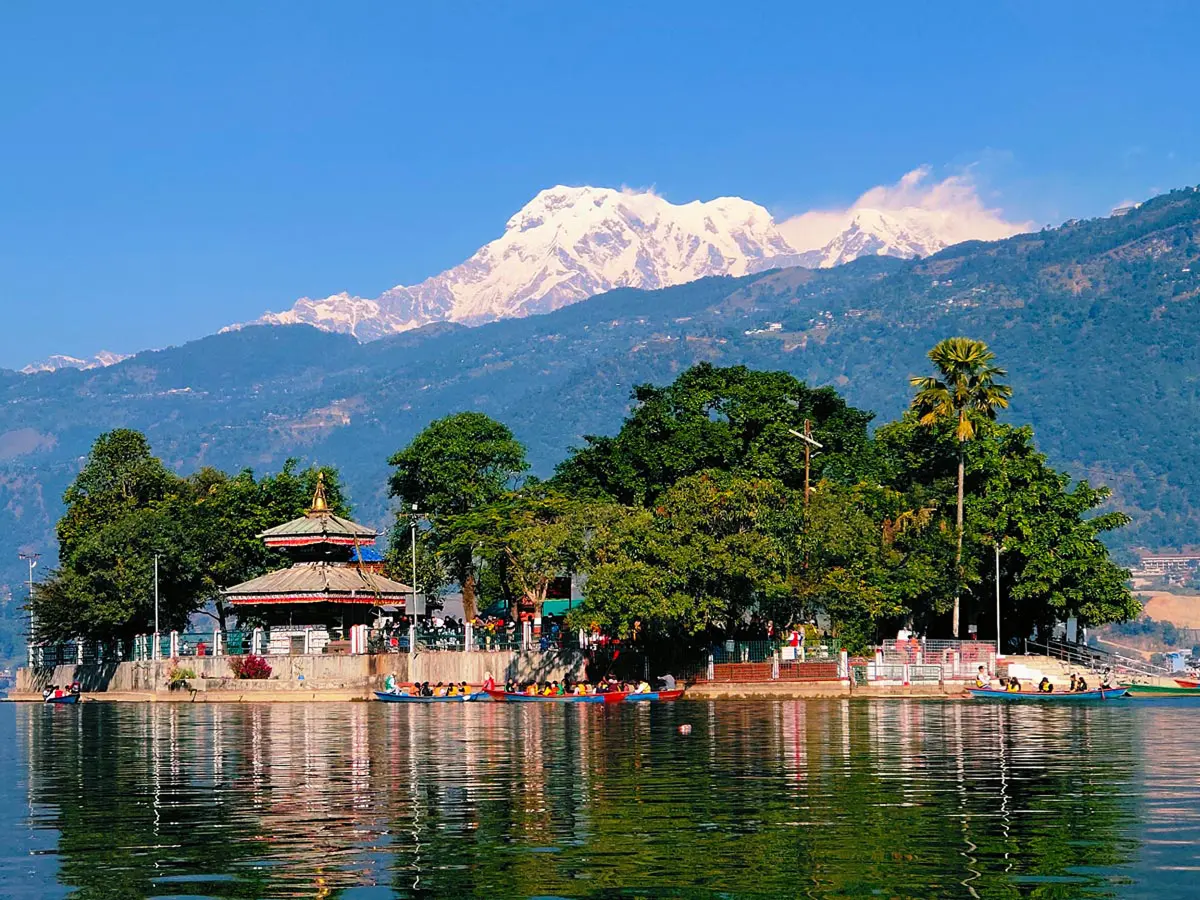 Tal Barahi Lake Temple Pokhara